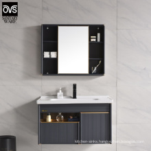 Wall Cabinet White Green Aluminum Bathroom Vanity